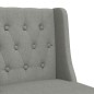 vidaXL Barstühle 2 Stk. Massivholz Gummibaum und Stoff vidaXL Barstühle 2 Stk. Massivholz Gummibaum und Stoff