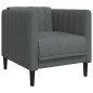vidaXL 3-tlg. Sofagarnitur Dunkelgrau Stoff vidaXL 3-tlg. Sofagarnitur Dunkelgrau Stoff