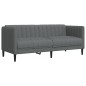 vidaXL 3-tlg. Sofagarnitur Dunkelgrau Stoff vidaXL 3-tlg. Sofagarnitur Dunkelgrau Stoff