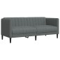 vidaXL 2-tlg. Sofagarnitur Dunkelgrau Stoff vidaXL 2-tlg. Sofagarnitur Dunkelgrau Stoff