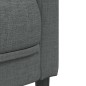 vidaXL 2-tlg. Sofagarnitur Dunkelgrau Stoff vidaXL 2-tlg. Sofagarnitur Dunkelgrau Stoff