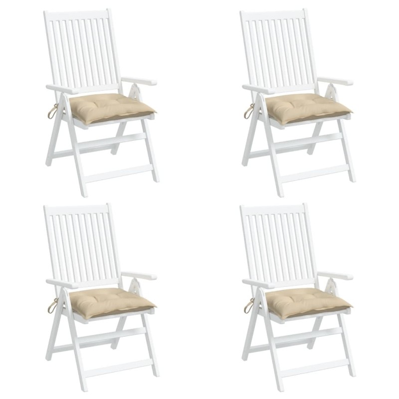 vidaXL Palettenkissen 4 Stk. Beige 50x50x7 cm Oxford-Gewebe vidaXL Palettenkissen 4 Stk. Beige 50x50x7 cm Oxford-Gewebe