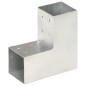 vidaXL Pfostenverbinder L-Form Verzinktes Metall 81 x 81 mm vidaXL Pfostenverbinder L-Form Verzinktes Metall 81 x 81 mm
