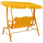 vidaXL Kinder-Hollywoodschaukel Gelb 115 x 75 x 110 cm Stoff vidaXL Kinder-Hollywoodschaukel Gelb 115 x 75 x 110 cm Stoff