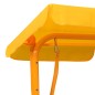 vidaXL Kinder-Hollywoodschaukel Gelb 115 x 75 x 110 cm Stoff vidaXL Kinder-Hollywoodschaukel Gelb 115 x 75 x 110 cm Stoff