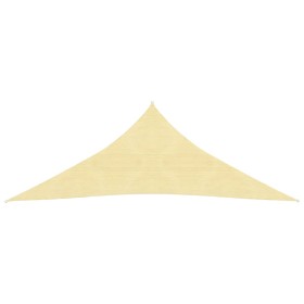 vidaXL Sonnensegel 160 g/m² Beige 4x5x5 m HDPE