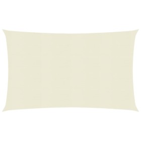 vidaXL Sonnensegel 160 g/m² Creme 3,5x5 m HDPE   