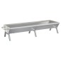 vidaXL Grill Silbern 158x42x31 cm Edelstahl vidaXL Grill Silbern 158x42x31 cm Edelstahl