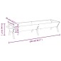 vidaXL Grill Silbern 158x42x31 cm Edelstahl vidaXL Grill Silbern 158x42x31 cm Edelstahl