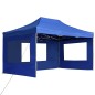 vidaXL Profi-Partyzelt Faltbar mit Wänden Aluminium 4,5x3 m Blau vidaXL Profi-Partyzelt Faltbar mit Wänden Aluminium 4,5x3 m Blau
