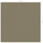 vidaXL Zeltteppich 250x250 cm Taupe vidaXL Zeltteppich 250x250 cm Taupe