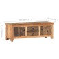 vidaXL TV-Schrank 120x30x40 cm Akazie und Recyceltes Massivholz vidaXL TV-Schrank 120x30x40 cm Akazie und Recyceltes Massivholz