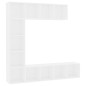 vidaXL 3-tlg. Bücher-/TV-Schrank Set Weiß 180×30×180 cm vidaXL 3-tlg. Bücher-/TV-Schrank Set Weiß 180×30×180 cm