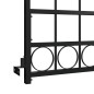 vidaXL Zauntor mit Gewölbter Spitze Stahl 89x200 cm Schwarz vidaXL Zauntor mit Gewölbter Spitze Stahl 89x200 cm Schwarz