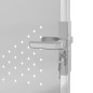 vidaXL Gartentor 100x75 cm Edelstahl vidaXL Gartentor 100x75 cm Edelstahl