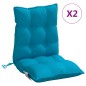 vidaXL Niedriglehner-Auflagen 2 Stk. Hellblau Oxford-Gewebe vidaXL Niedriglehner-Auflagen 2 Stk. Hellblau Oxford-Gewebe