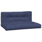 vidaXL Palettenkissen 2 Stk. Marineblau Stoff vidaXL Palettenkissen 2 Stk. Marineblau Stoff