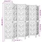vidaXL 6-tlg. Raumteiler Braun Massivholz Paulownia vidaXL 6-tlg. Raumteiler Braun Massivholz Paulownia