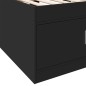 vidaXL Tagesbett mit Schubladen Schwarz 75x190 cm Holzwerkstoff vidaXL Tagesbett mit Schubladen Schwarz 75x190 cm Holzwerkstoff