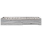 vidaXL Bettgestell mit Schubladen Grau Sonoma 75x190 cm Holzwerkstoff vidaXL Bettgestell mit Schubladen Grau Sonoma 75x190 cm Holzwerkstoff
