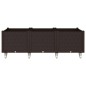 vidaXL Pflanzkasten mit Rollen Braun 150x80x54 cm PP vidaXL Pflanzkasten mit Rollen Braun 150x80x54 cm PP