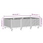 vidaXL Pflanzkasten mit Rollen Braun 150x80x54 cm PP vidaXL Pflanzkasten mit Rollen Braun 150x80x54 cm PP
