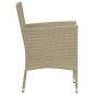 7-tlg. Garten-Essgruppe Poly Rattan Beige 7-tlg. Garten-Essgruppe Poly Rattan Beige