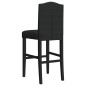 vidaXL Barstühle 2 Stk. Massivholz Gummibaum und Stoff vidaXL Barstühle 2 Stk. Massivholz Gummibaum und Stoff