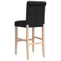 vidaXL Barstühle 2 Stk. Massivholz Gummibaum und Stoff vidaXL Barstühle 2 Stk. Massivholz Gummibaum und Stoff