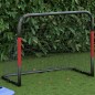vidaXL Fußballtor mit Netz Rot und Schwarz 90x48x71 cm Stahl vidaXL Fußballtor mit Netz Rot und Schwarz 90x48x71 cm Stahl