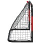 vidaXL Fußballtor mit Netz Rot und Schwarz 90x48x71 cm Stahl vidaXL Fußballtor mit Netz Rot und Schwarz 90x48x71 cm Stahl