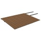 WPC Terrassendielen mit Zubehör Braun und Grau 26 m² 2,2 m WPC Terrassendielen mit Zubehör Braun und Grau 26 m² 2,2 m