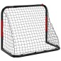 vidaXL Fußballtor mit Netz Rot und Schwarz 90x48x71 cm Stahl vidaXL Fußballtor mit Netz Rot und Schwarz 90x48x71 cm Stahl
