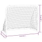 vidaXL Fußballtor mit Netz Rot und Schwarz 90x48x71 cm Stahl vidaXL Fußballtor mit Netz Rot und Schwarz 90x48x71 cm Stahl
