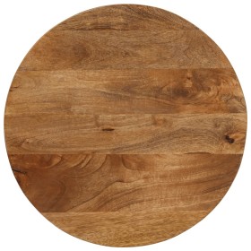 vidaXL Tischplatte Ø 50x3,8 cm Rund Massivholz Mango