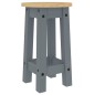 vidaXL Barhocker 2 Stk. Grau Massivholz Kiefer vidaXL Barhocker 2 Stk. Grau Massivholz Kiefer