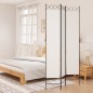 vidaXL 3-tlg. Paravent Weiß 120x220 cm Stoff vidaXL 3-tlg. Paravent Weiß 120x220 cm Stoff