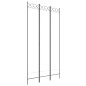vidaXL 3-tlg. Paravent Weiß 120x220 cm Stoff vidaXL 3-tlg. Paravent Weiß 120x220 cm Stoff
