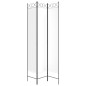 vidaXL 3-tlg. Paravent Weiß 120x220 cm Stoff vidaXL 3-tlg. Paravent Weiß 120x220 cm Stoff