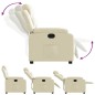 vidaXL Relaxsessel Creme Kunstleder vidaXL Relaxsessel Creme Kunstleder