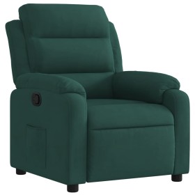vidaXL Relaxsessel Dunkelgrün Samt