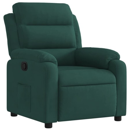 vidaXL Relaxsessel Dunkelgrün Samt