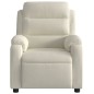 vidaXL Relaxsessel Creme Samt vidaXL Relaxsessel Creme Samt