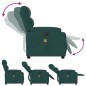 vidaXL Massagesessel Elektrisch Dunkelgrün Stoff vidaXL Massagesessel Elektrisch Dunkelgrün Stoff