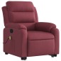 vidaXL Massagesessel mit Aufstehhilfe Weinrot Stoff vidaXL Massagesessel mit Aufstehhilfe Weinrot Stoff