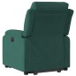 vidaXL Relaxsessel mit Aufstehhilfe Dunkelgrün Samt vidaXL Relaxsessel mit Aufstehhilfe Dunkelgrün Samt