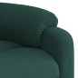 vidaXL Relaxsessel mit Aufstehhilfe Dunkelgrün Samt vidaXL Relaxsessel mit Aufstehhilfe Dunkelgrün Samt
