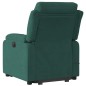 vidaXL Massagesessel mit Aufstehhilfe Dunkelgrün Samt vidaXL Massagesessel mit Aufstehhilfe Dunkelgrün Samt