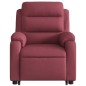 vidaXL Relaxsessel mit Aufstehhilfe Weinrot Stoff vidaXL Relaxsessel mit Aufstehhilfe Weinrot Stoff