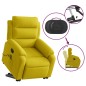 vidaXL Massagesessel mit Aufstehhilfe Elektrisch Gelb Samt vidaXL Massagesessel mit Aufstehhilfe Elektrisch Gelb Samt